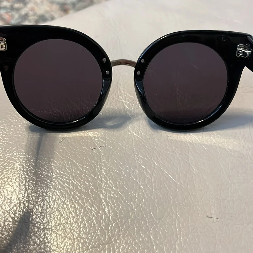 Stella McCartney Black Cat Eye Sunglasses